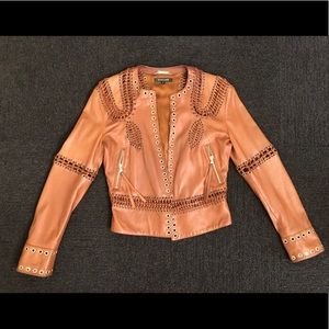 Roberto Cavalli Exclusive Leather Jacket Authentic